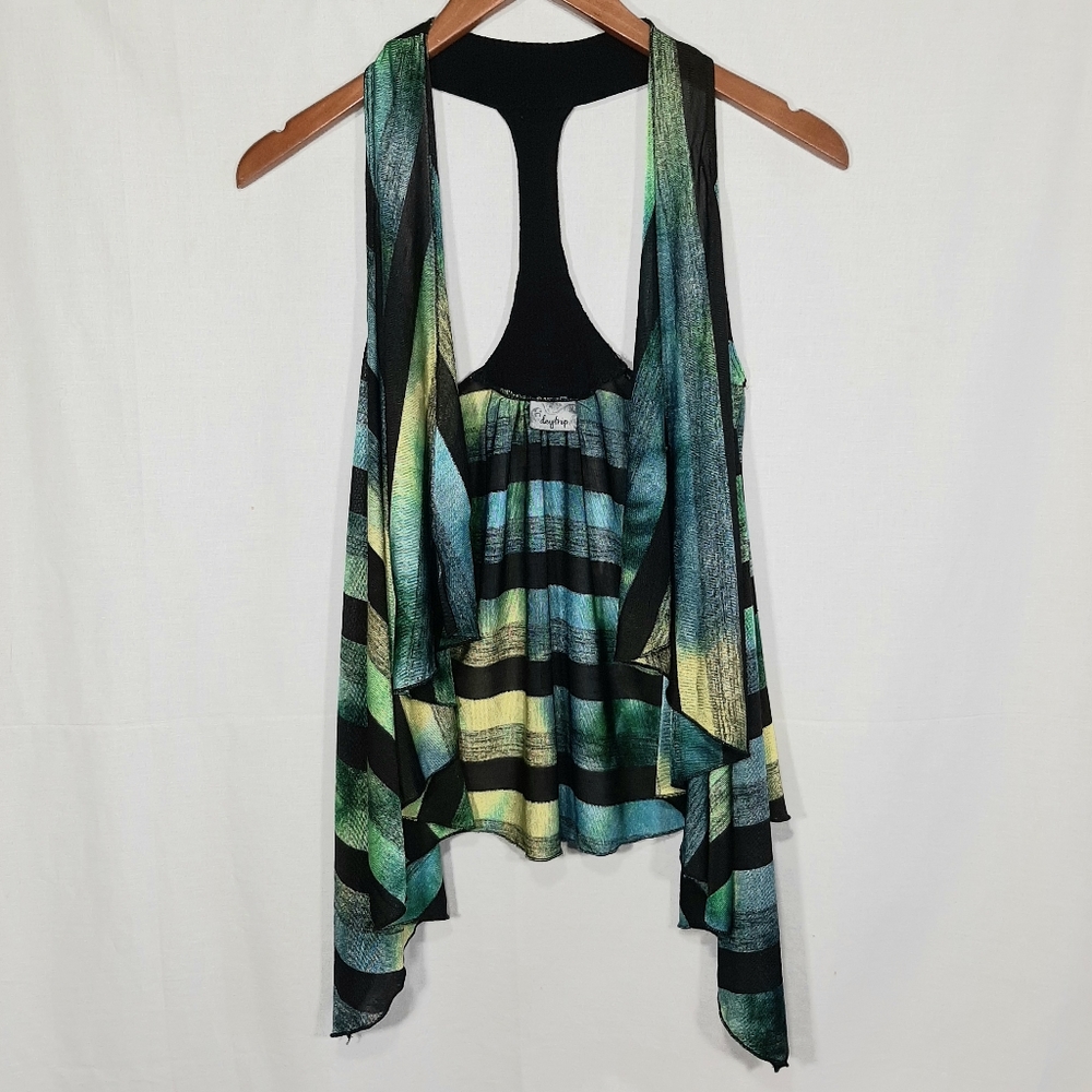 ⭐Daytrip Striped Waterfall Vest⭐